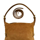 Bethany Bit Bag | Milk Chocolate Suede