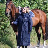 EquiDry Evolution Thick Fleece - Navy & Cream