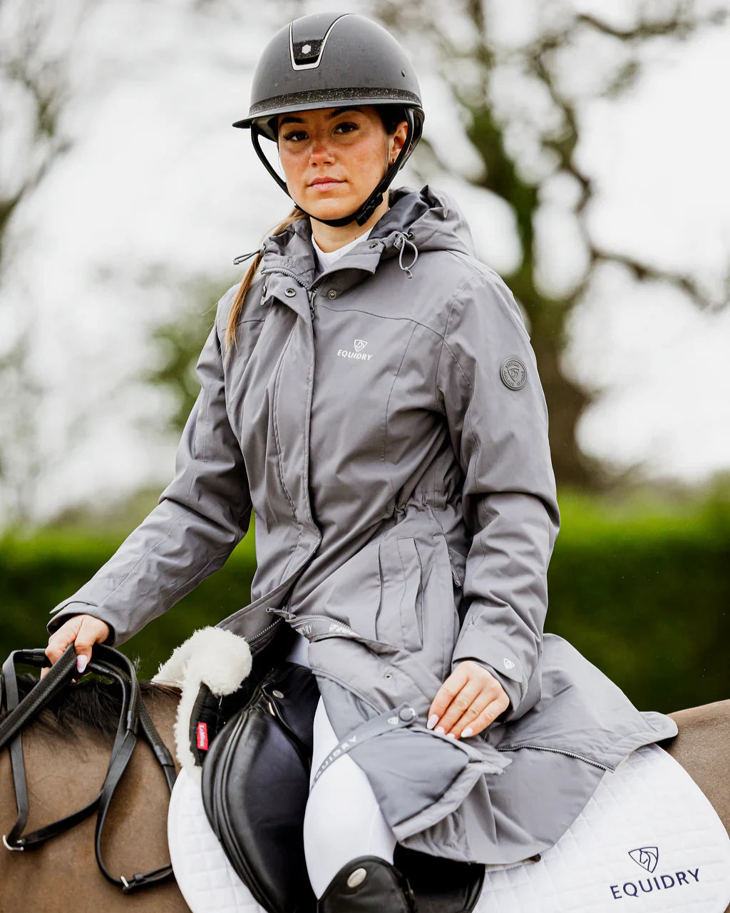 EquiDry Women's Bronte Riding Coat - Grey