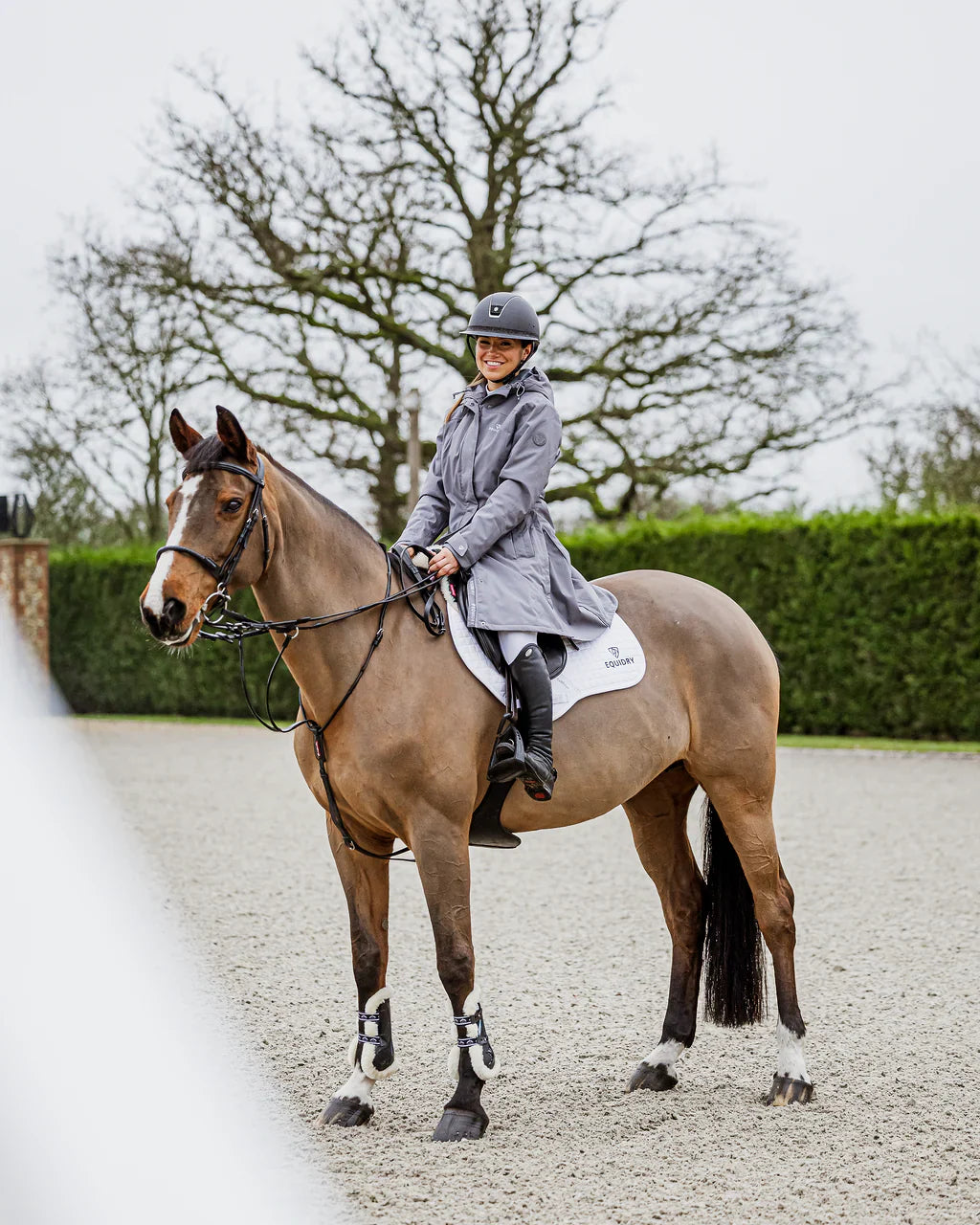 EquiDry Women's Bronte Riding Coat - Grey
