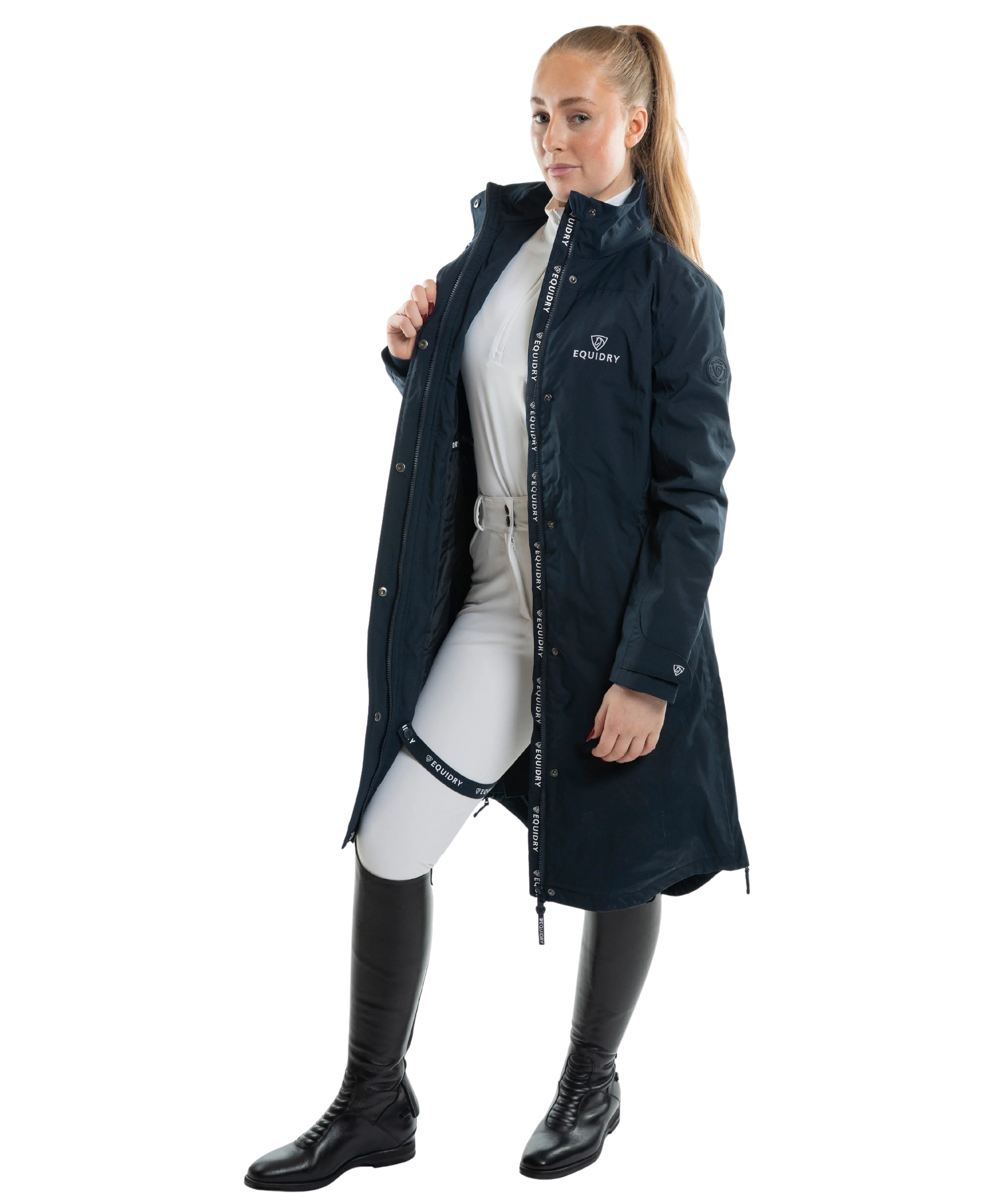 EquiDry Women's Bronte Riding Coat - Navy