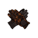 Amber Tortoise & Tobacco Riding Gloves