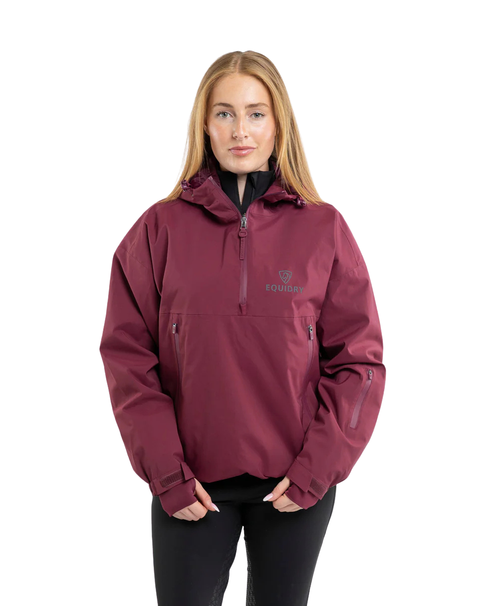 EquiDry Waterproof Storm Smock - Burgundy