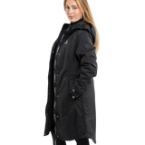 EquiDry Women's Bronte Riding Coat with Removable Hood - Black
