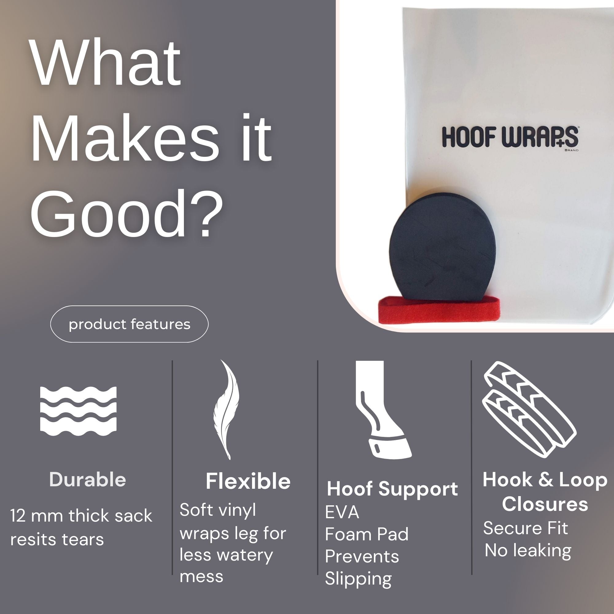 Syncio - Hoof Wraps Soaker Sacks.