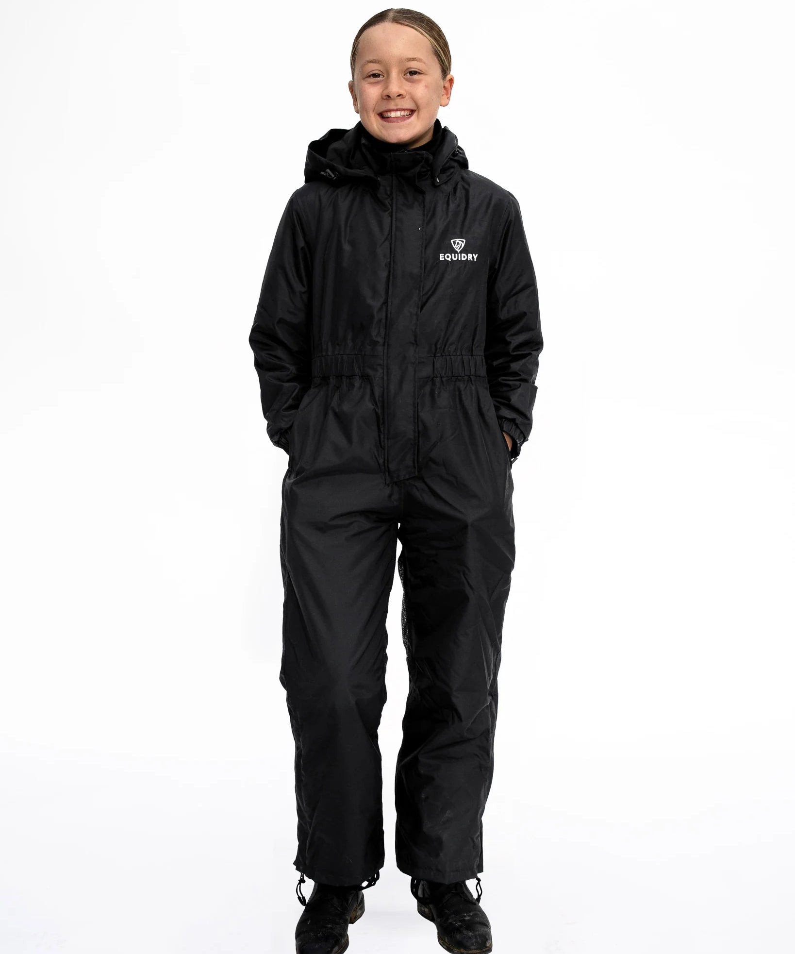 EquiDry Children's All-In-One Jumpsuit - Black
