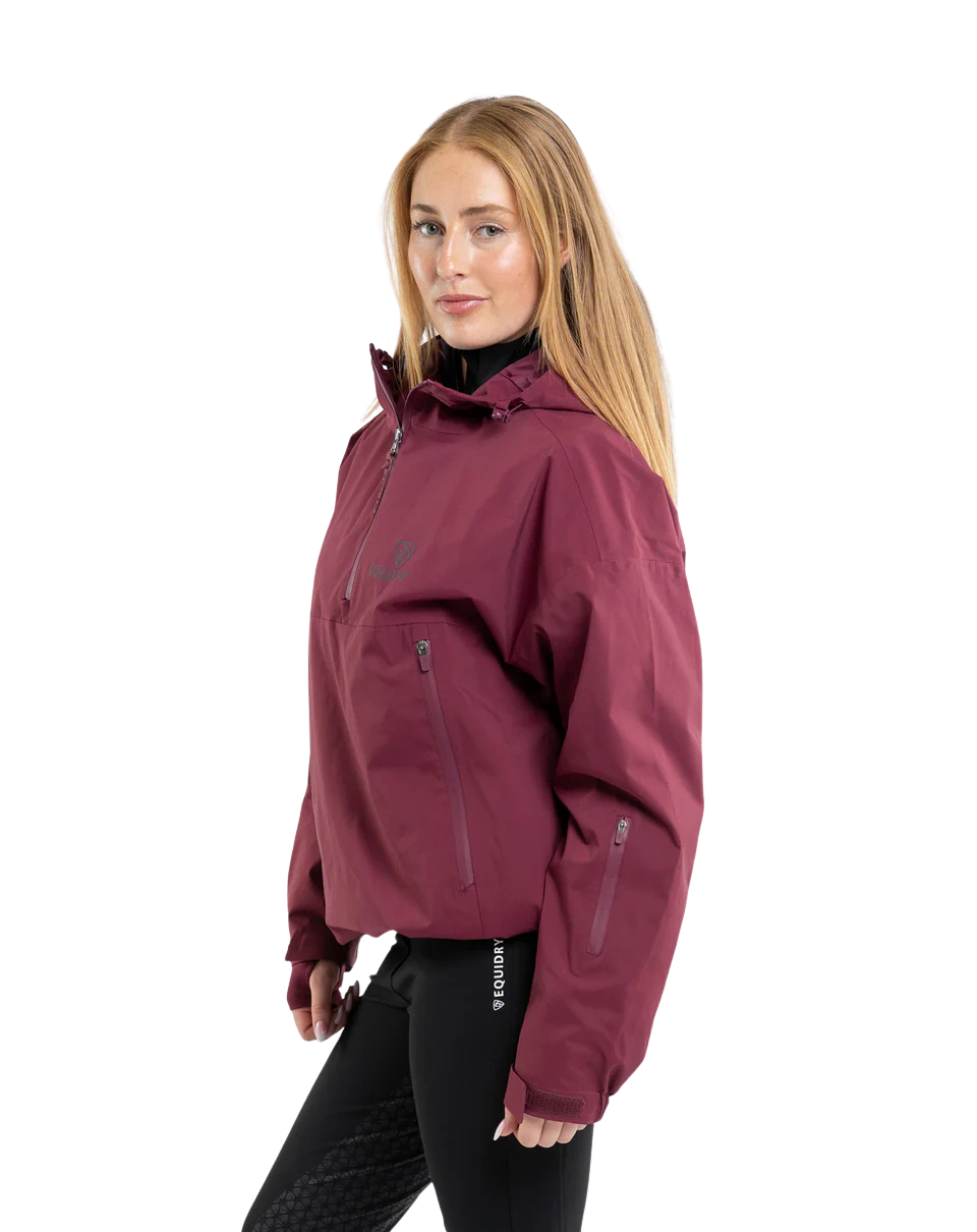 EquiDry Waterproof Storm Smock - Burgundy