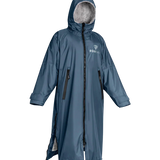 EquiDry Original Thick Fleece Coat - Steel Blue & Grey