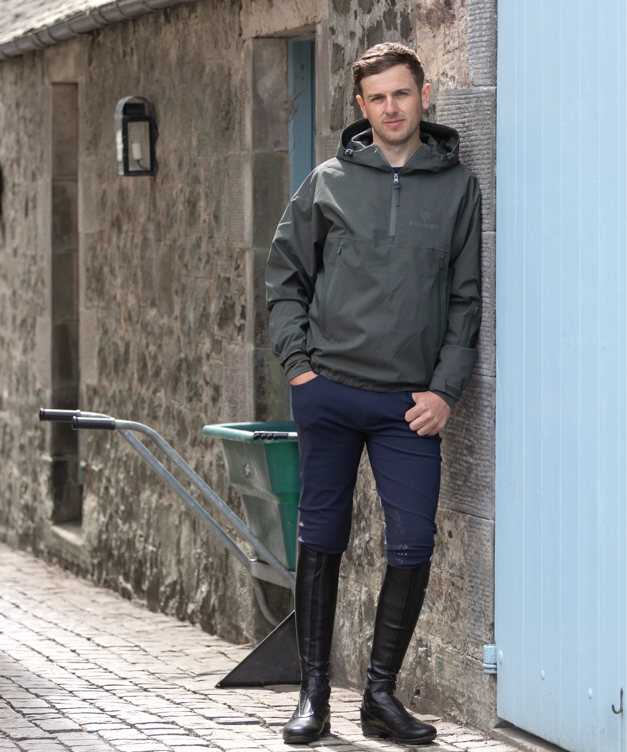EquiDry Storm Smock - Black Forest Green