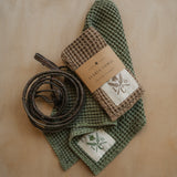 Cotton Waffle Stable Towel, Hazel