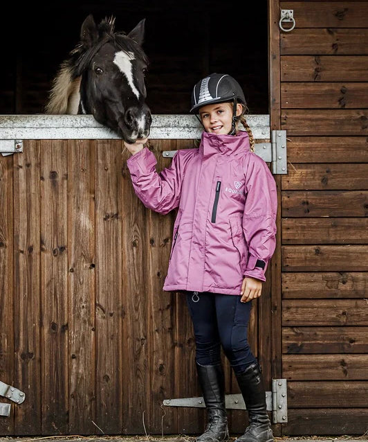 EquiDry Children's Shortie Waterproof Jacket - Valerian