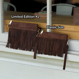 XL Wellington Wristlet Summer Fringe | Dark Chocolate