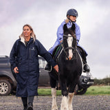 EquiDry Evolution Thick Fleece - Navy & Cream