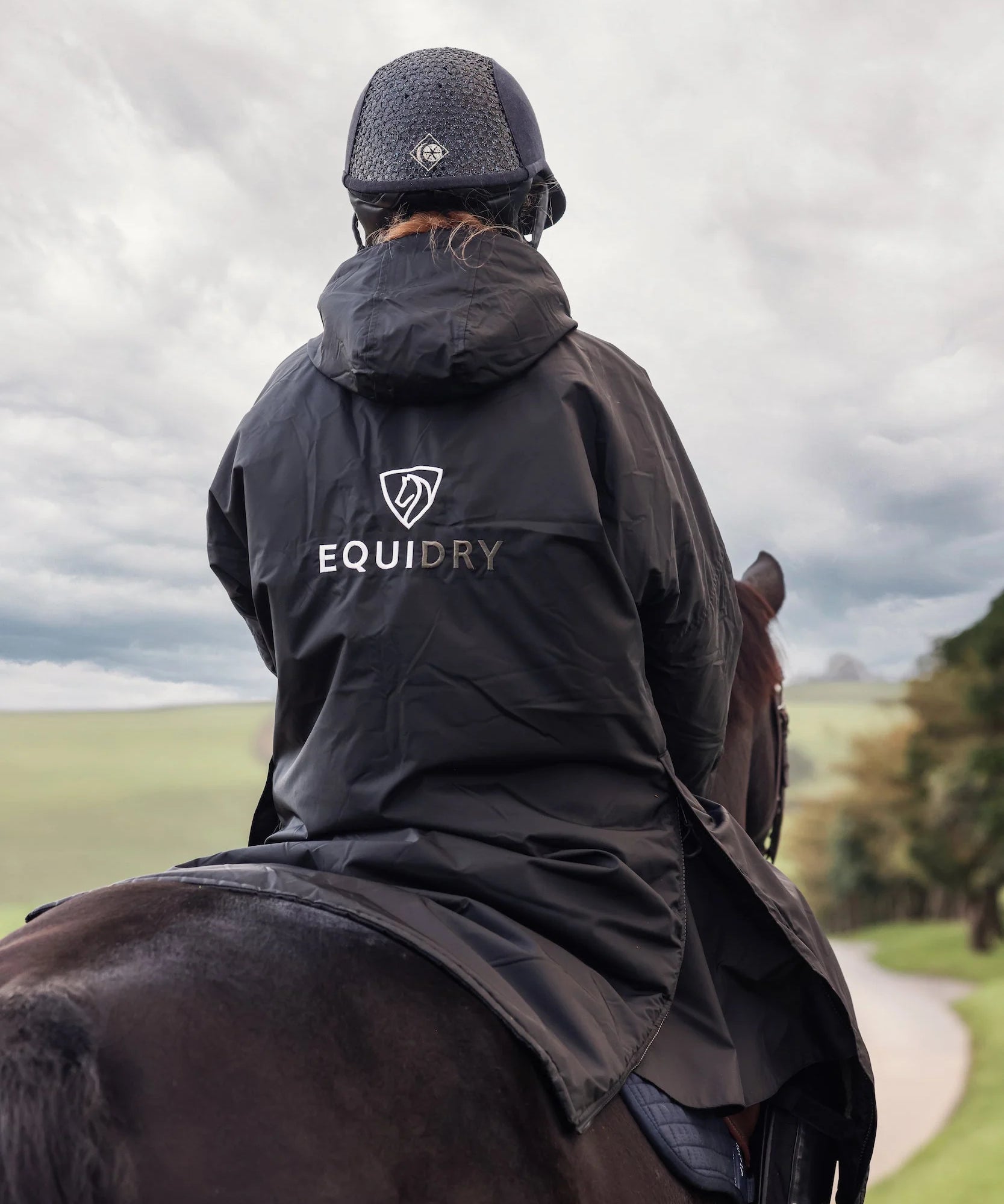 EquiDry Evolution Thick Fleece - Black & Olive