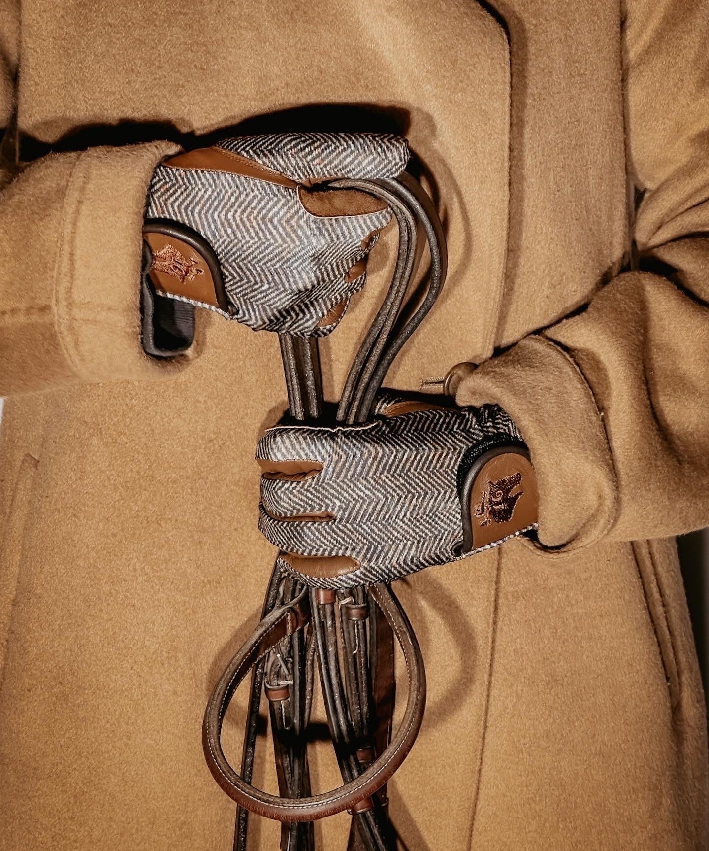 Herringbone Riding Gloves