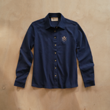 Sport Piqué Button Down Shirt - Navy