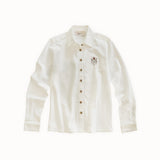 Sport Piqué Button Down Shirt - Natural White