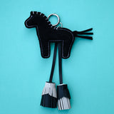 Suede Pony Bag Charms/Key Chains
