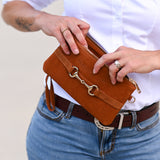 Wellington Wristlet Sorrel Suede