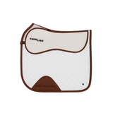 ThinLine X 16C Dressage Pad, White & Cognac