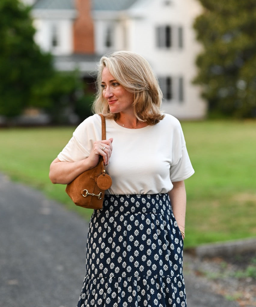 Bethany Bit Bag | Milk Chocolate Suede
