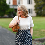 Bethany Bit Bag | Milk Chocolate Suede