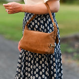 Bethany Bit Bag | Milk Chocolate Suede