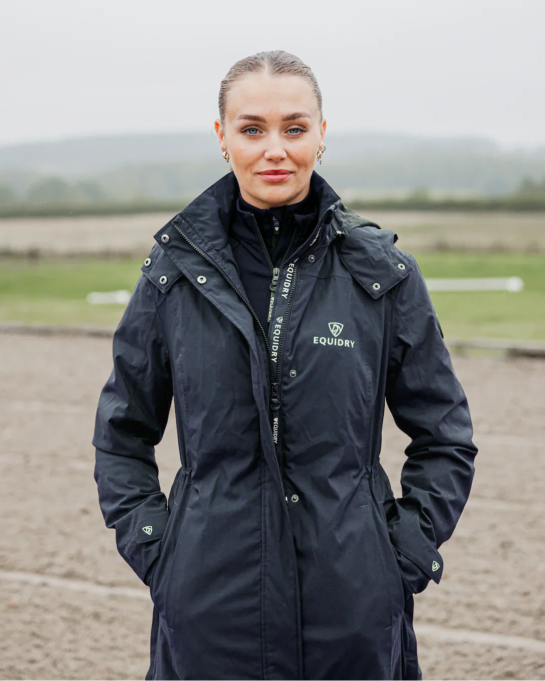 EquiDry Women's Bronte Riding Coat - Navy