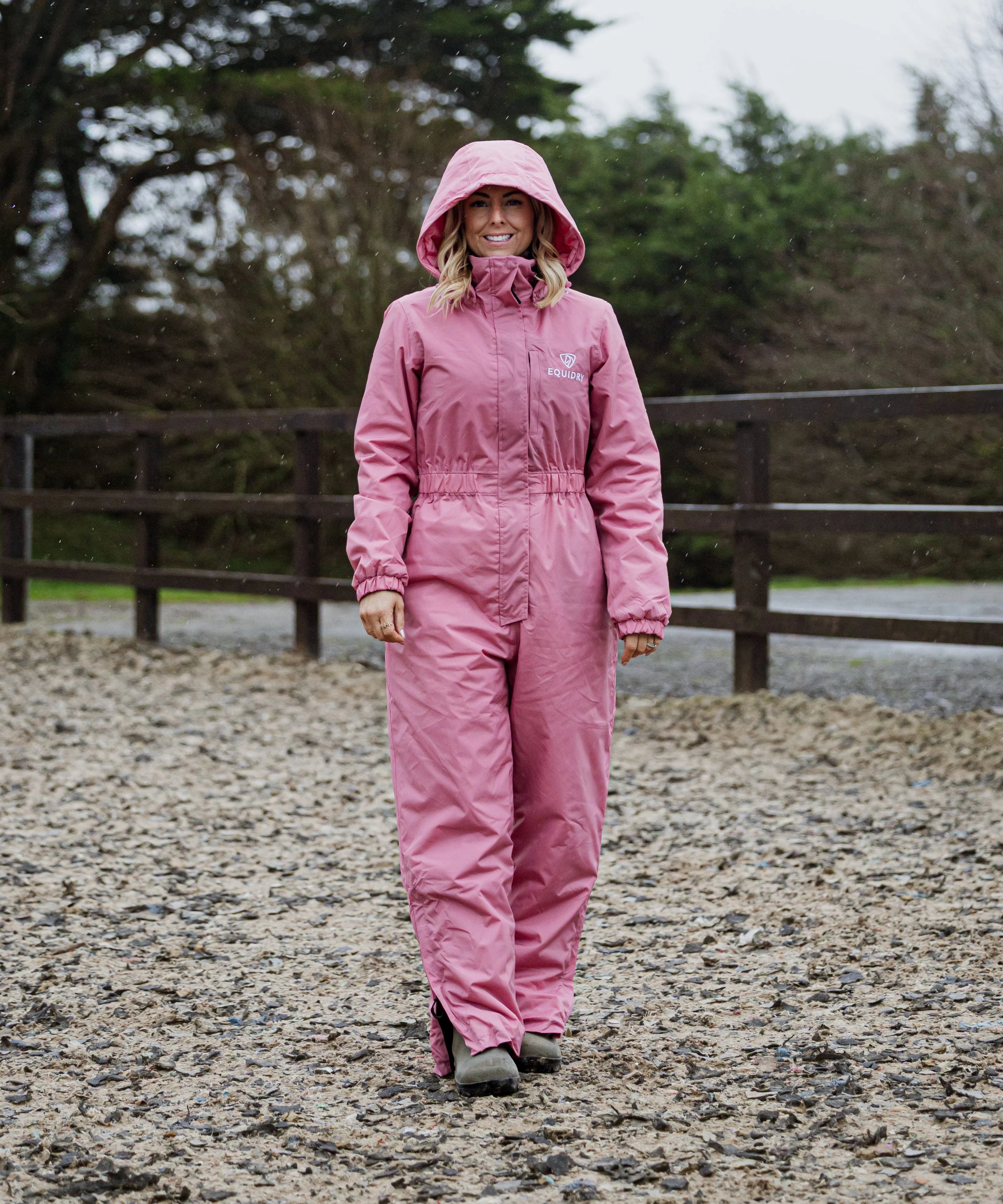EquiDry Women's All-In-One Jumpsuit - Dusky Pink