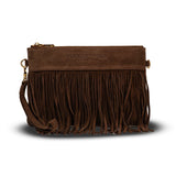 XL Wellington Wristlet Summer Fringe | Dark Chocolate