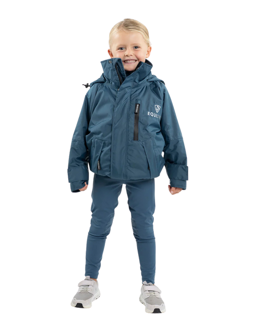 EquiDry Children's Shortie Waterproof Jacket - Blue