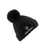 EquiDry Pom Pom Bobble Hat - Black