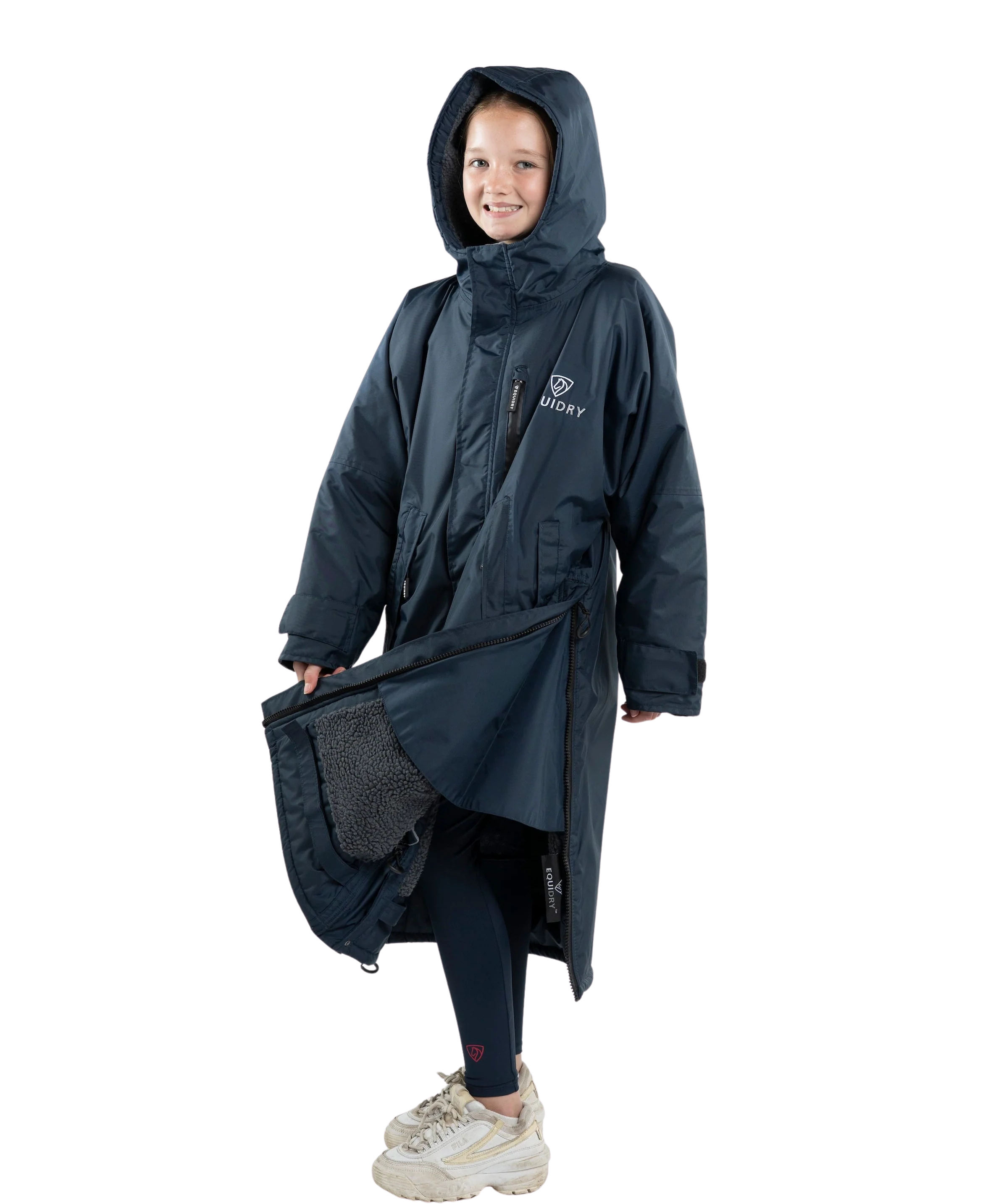 EquiDry Children's Thick Fleece Evolution - Navy