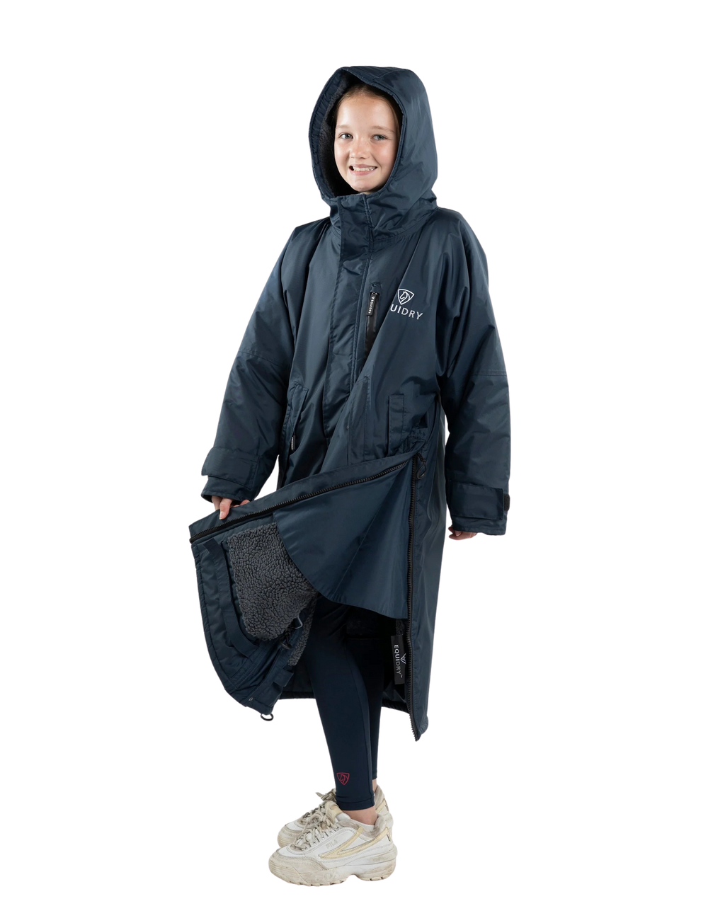 EquiDry Children's Thick Fleece Evolution - Navy