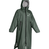 EquiDry Original Thick Fleece Coat - Black Forest Green & Grey