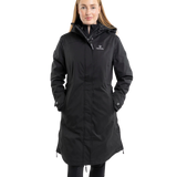 EquiDry Women's Bronte Riding Coat with Removable Hood - Black