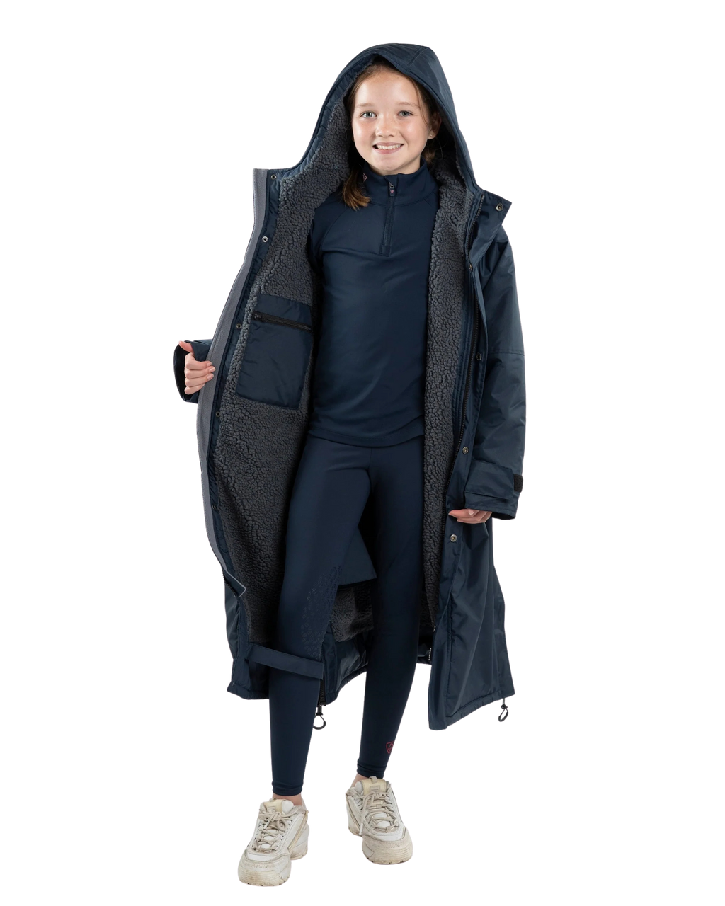EquiDry Children's Thick Fleece Evolution - Navy