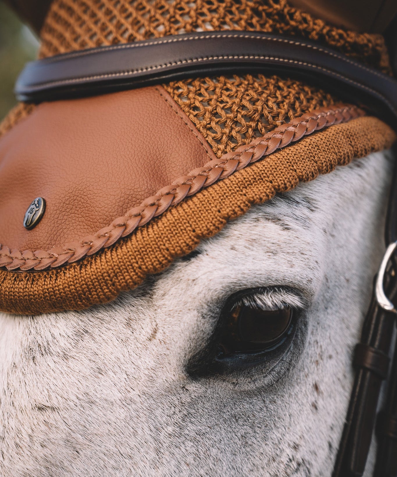 Fly Veil, Camel & Cognac