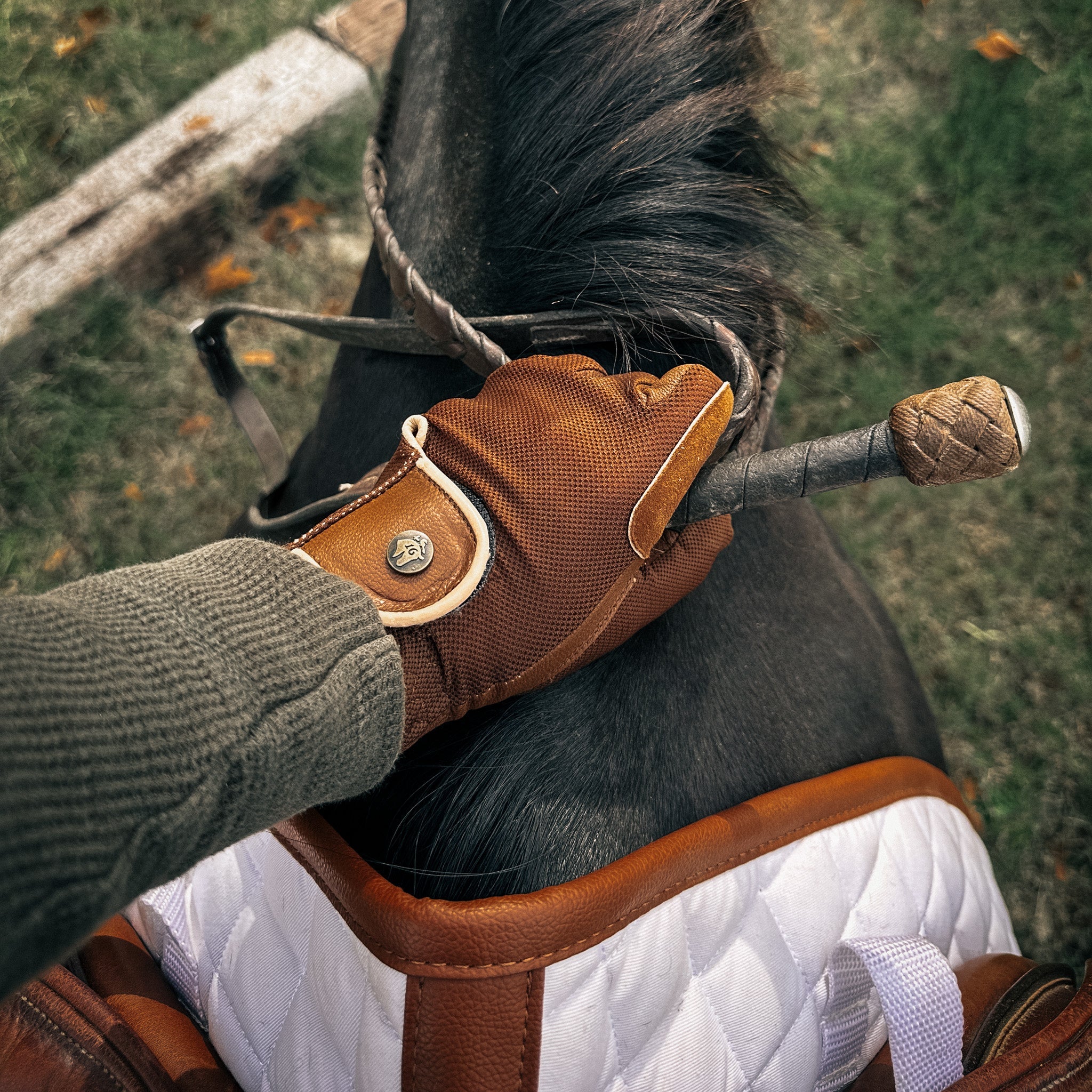 Classic Riding Gloves, Cognac