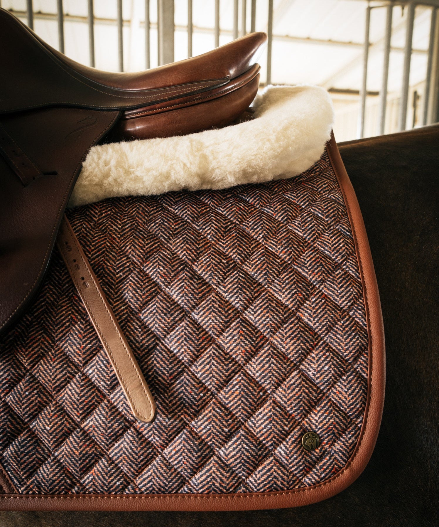 Jumper Pad, Herringbone & Cognac