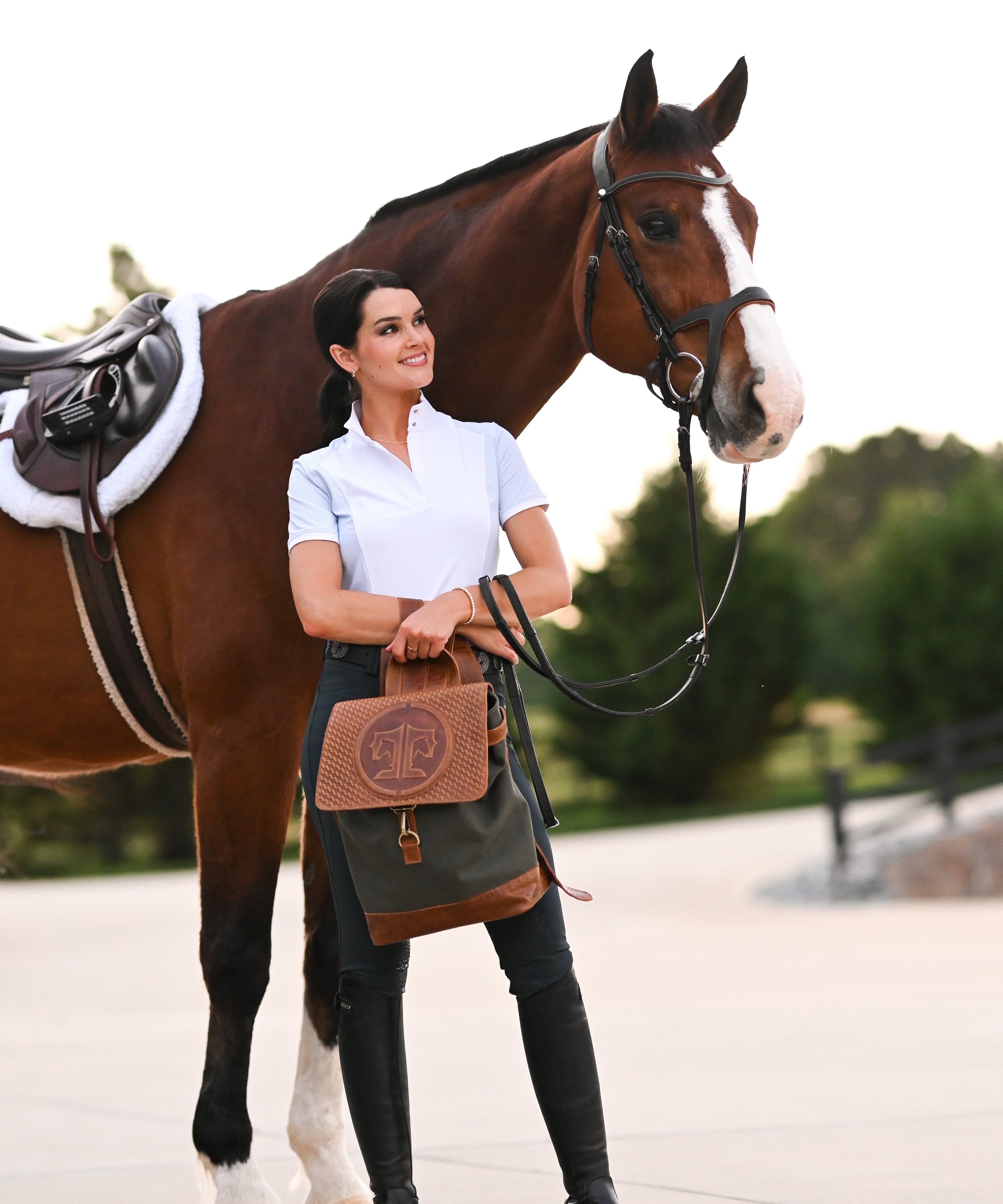Tucker Tweed Equestrian BARN BACKPACK