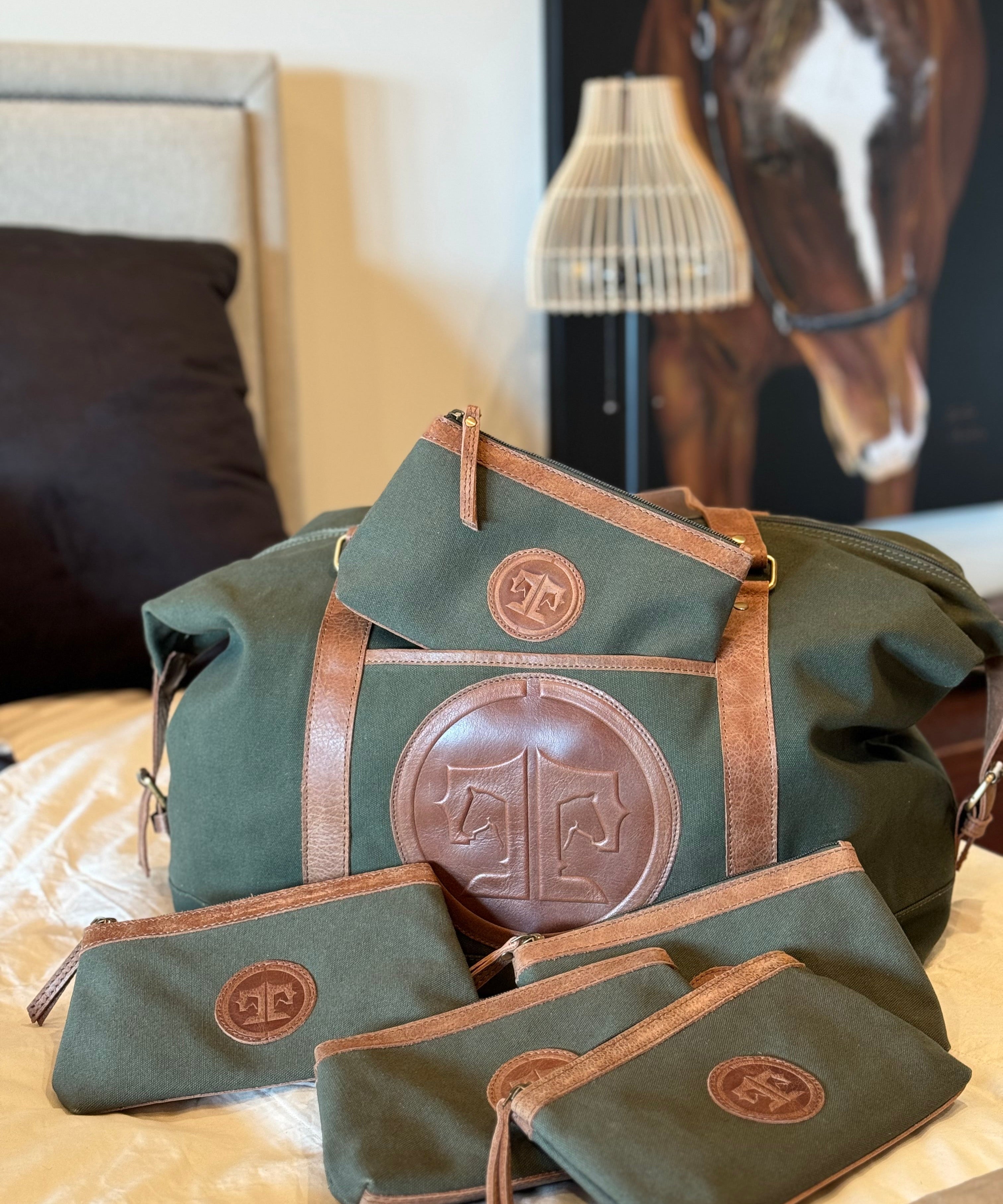 Tucker Tweed Equestrian Apparel & Accessories BARN Makeup Pouch