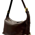 Tucker Tweed Equestrian Leather Handbags Dark Chocolate Leather Bethany Bit Bag