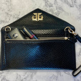 Tucker Tweed Equestrian Leather Handbags Cor De Star Clutch