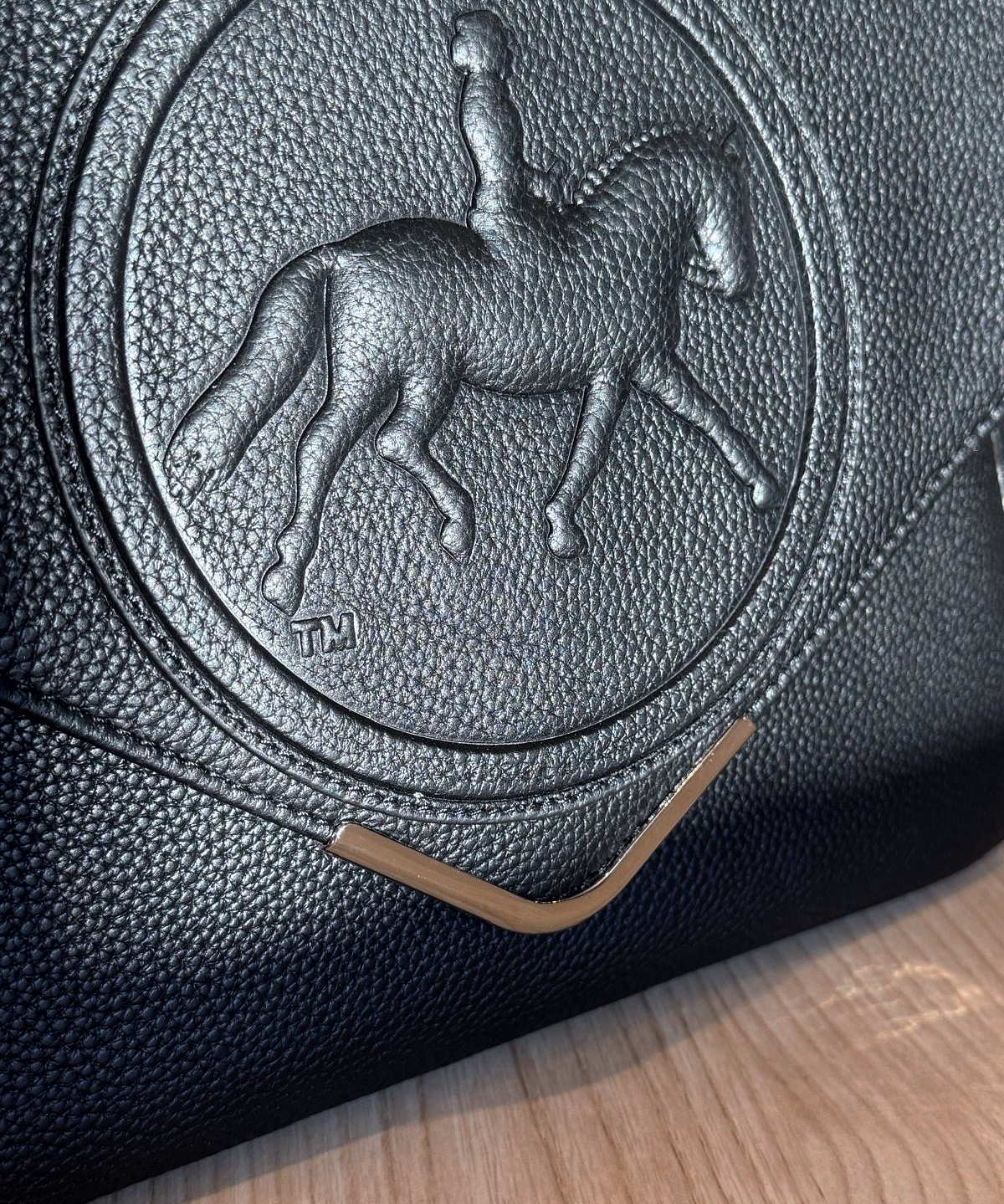 Tucker Tweed Equestrian Leather Handbags Dressage Madelyn Crossbody- Silver