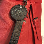 Tucker Tweed Equestrian Leather Handbags Signature Key Chain