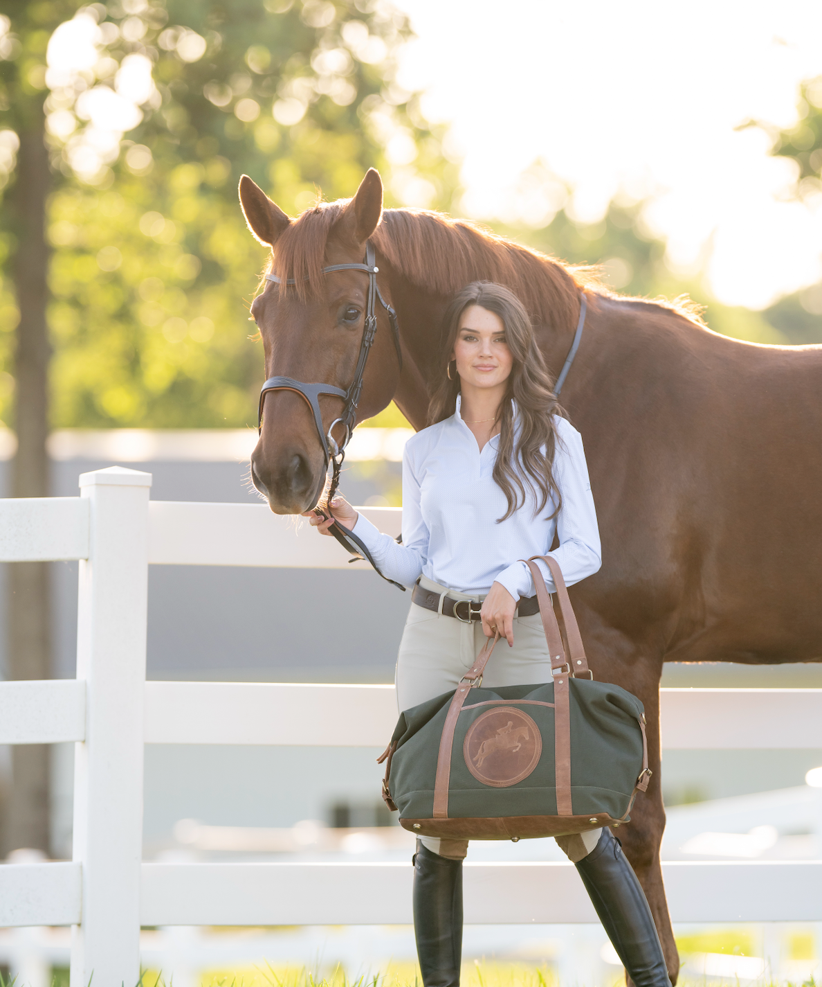 Tucker Tweed Equestrian TTE BARN DUFFLE