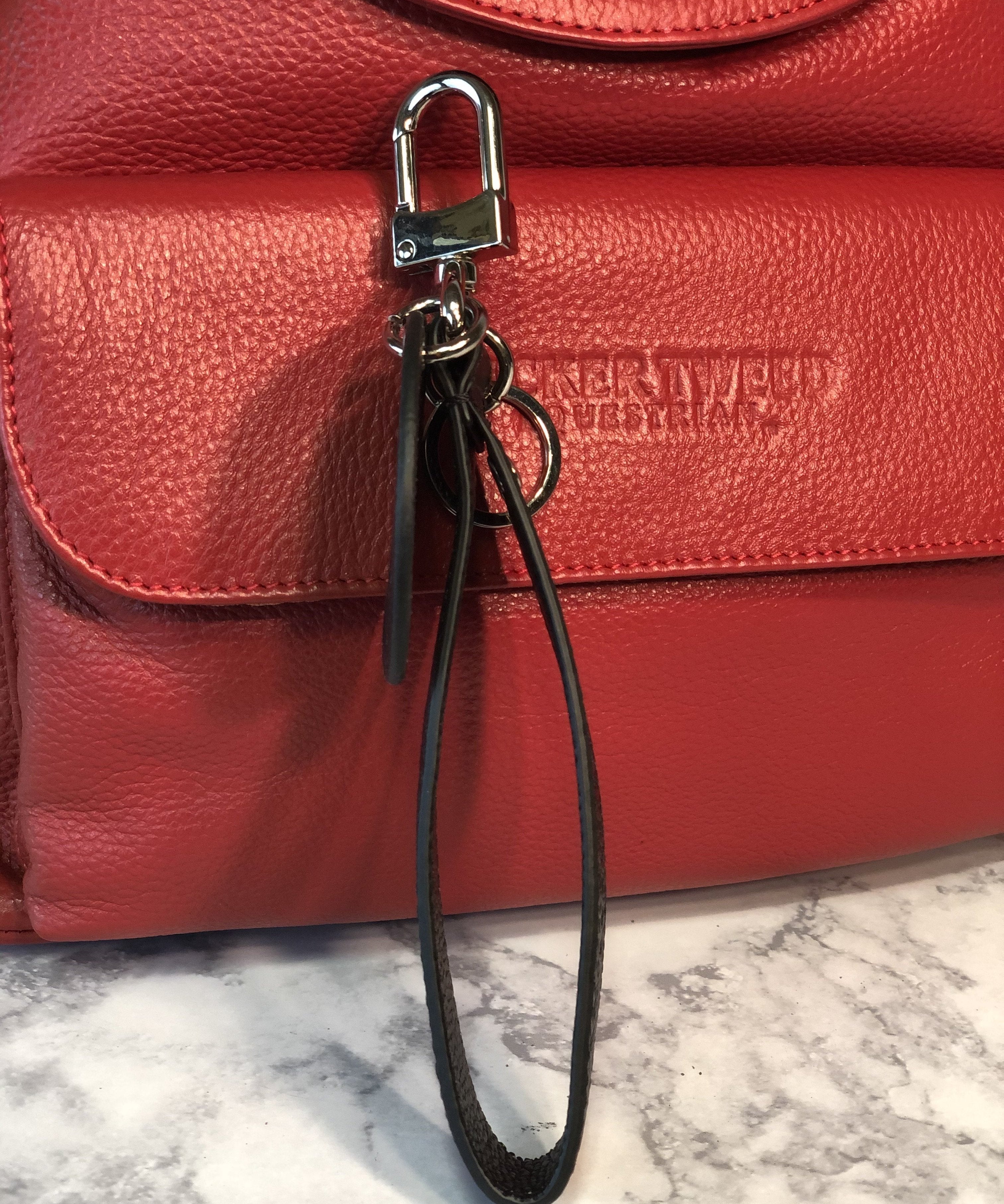 Tucker Tweed Equestrian Leather Handbags Tucker Tweed Loop Keychain