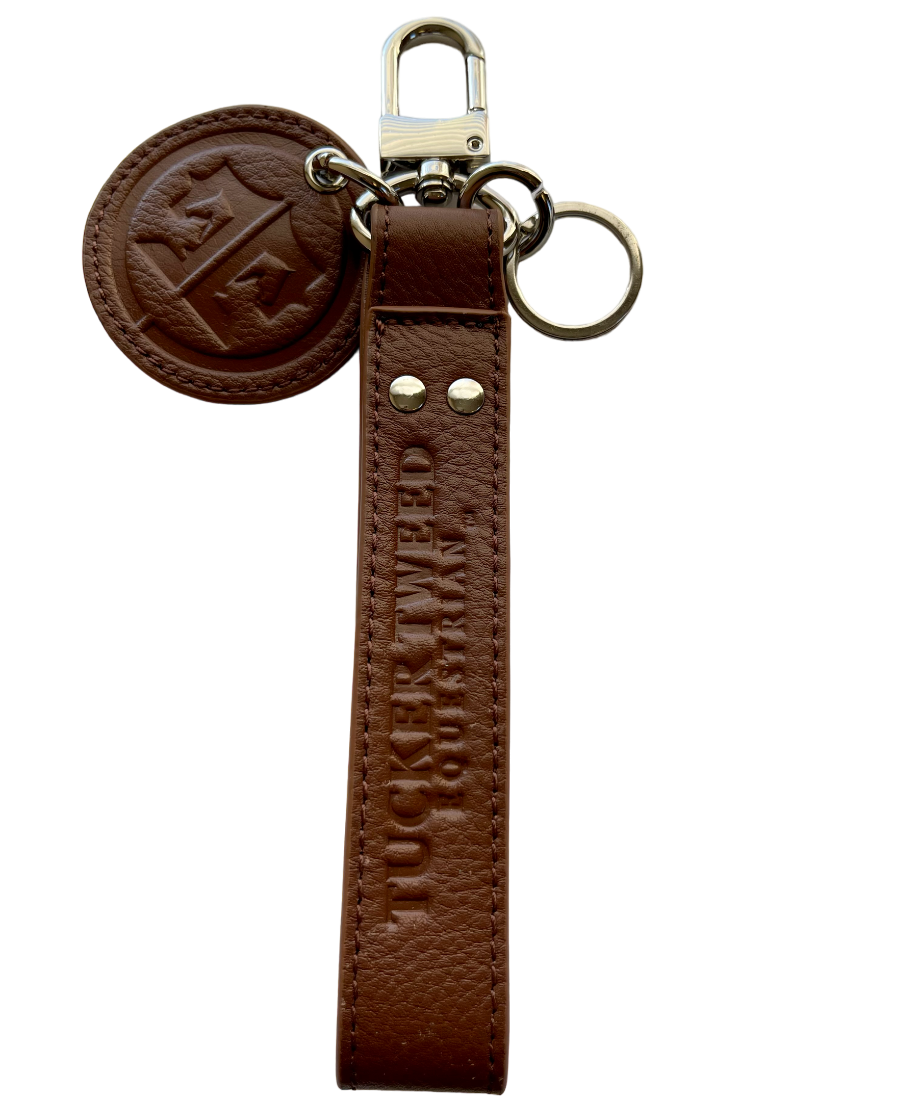 Tucker Tweed Equestrian Leather Handbags Tucker Tweed Loop Keychain