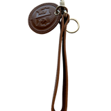 Tucker Tweed Equestrian Leather Handbags Tucker Tweed Loop Keychain
